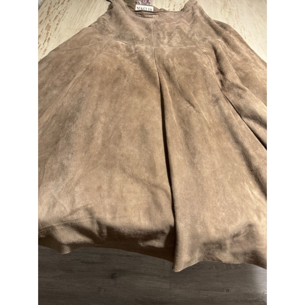 Rare Vintage 70's Maglia leather skirt beautiful style timeless